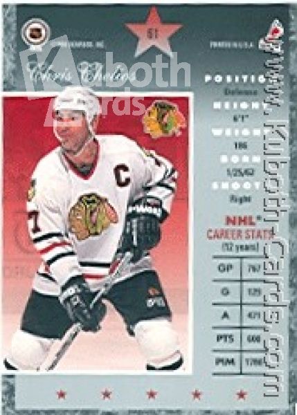 NHL 1995/96 Donruss Elite - No 61 - Chris Chelios