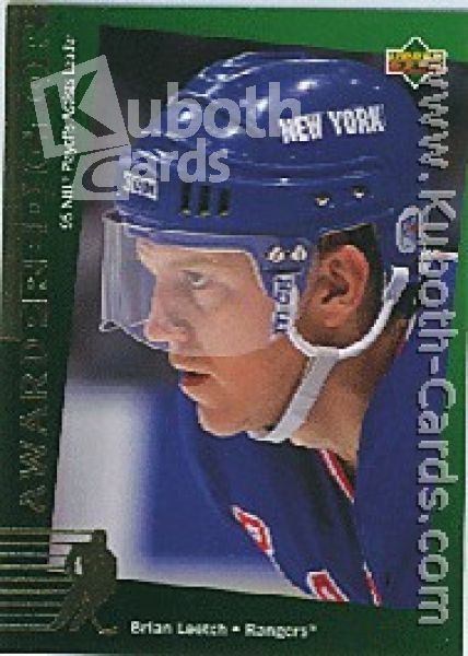 NHL 1994 / 95 Upper Deck Predictor Retail - No R45 - Brian Leetch