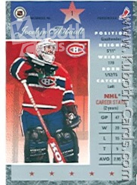 NHL 1995/96 Donruss Elite - No 1 - Jocelyn Thibault