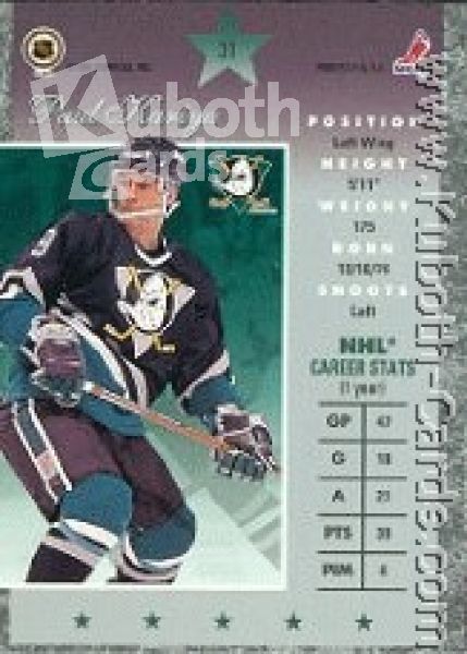 NHL 1995/96 Donruss Elite - No. 31 - Paul Kariya