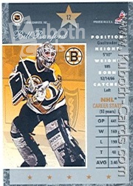 NHL 1995/96 Donruss Elite - No 12 - Bill Ranford