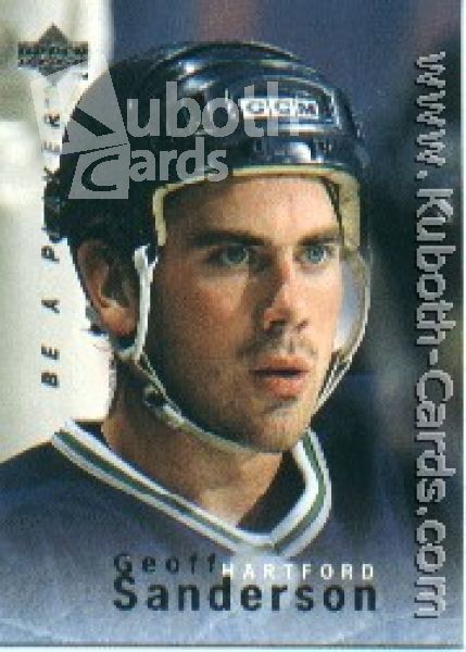 NHL 1995 / 96 Be A Player - No 62 - Geoff Sanderson