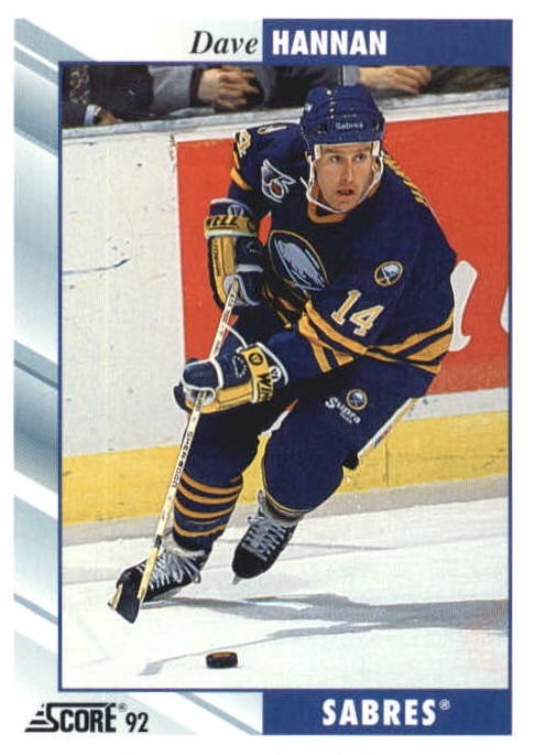 NHL 1992 / 93 Score - No 538 - Dave Hannan