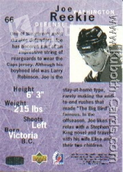 NHL 1995/96 Be A Player - No 66 - Joe Reekie