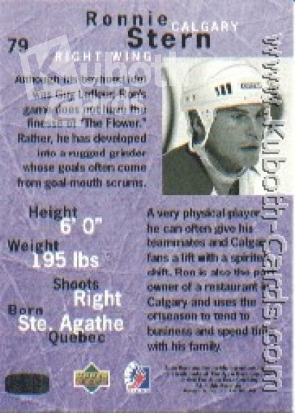 NHL 1995/96 Be A Player - No 79 - Ronnie Stern