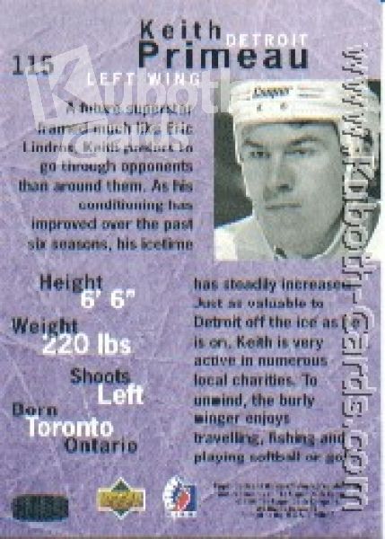 NHL 1995/96 Be A Player - No 115 - Keith Primeau