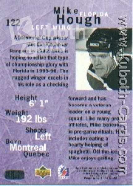 NHL 1995/96 Be A Player - No 122 - Mike Hough