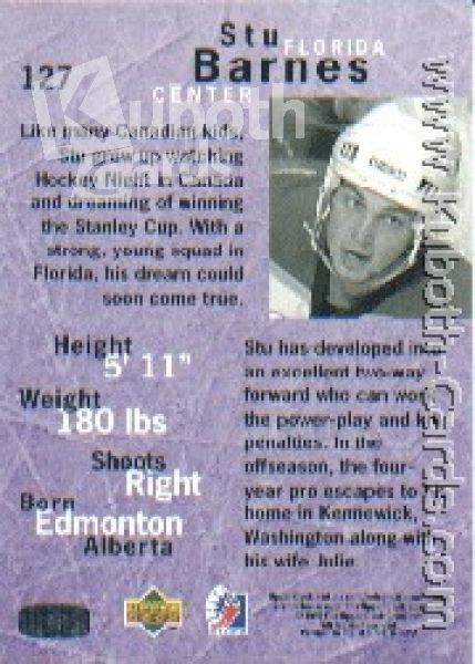 NHL 1995/96 Be A Player - No 127 - Stu Barnes