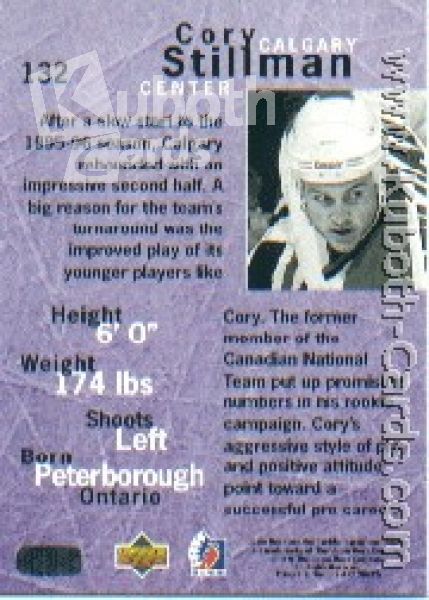 NHL 1995 / 96 Be A Player - No 132 - Cory Stillman