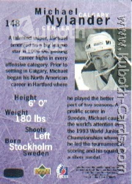 NHL 1995/96 Be A Player - No 148 - Michael Nylander