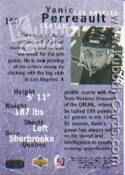 NHL 1995/96 Be A Player - No 150 - Yanic Perreault