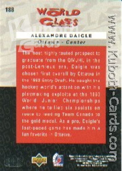 NHL 1995 / 96 Be A Player - No 188 - Alexandre Daigle