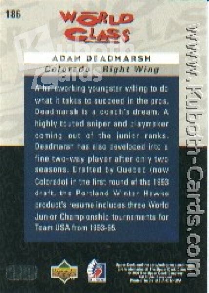 NHL 1995 / 96 Be A Player - No 186 - Adam Deadmarsh