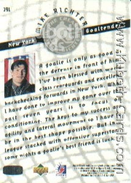 NHL 1995 / 96 Be A Player - No 191 - Mike Richter