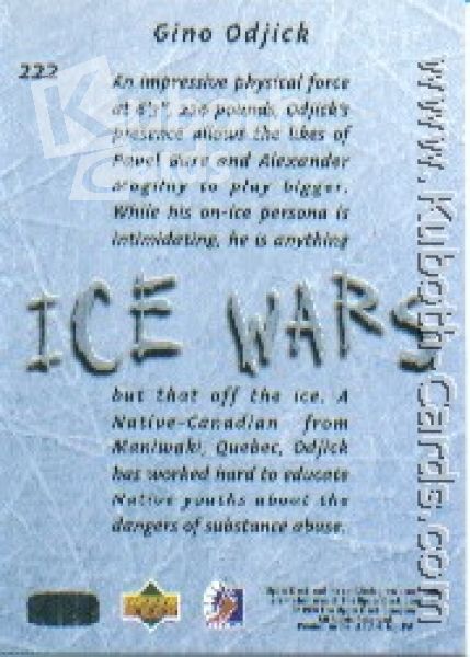NHL 1995 / 96 Be A Player - No 222 - Gino Odjick