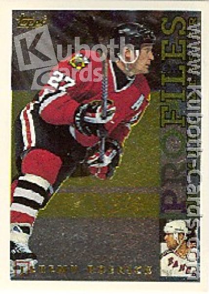 NHL 1995/96 Topps Profiles - No PF-8 - Jeremy Roenick