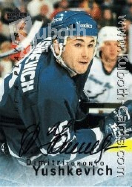 NHL 1995/96 Be A Player Autographs - No S7 - Yushkevich