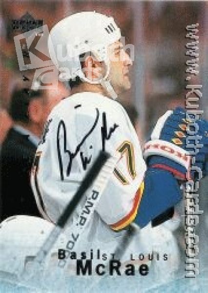 NHL 1995/96 Be A Player Autographs - No S6 - McRae