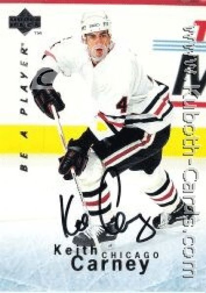 NHL 1995/96 Be A Player Autographs - No S9 - Carney