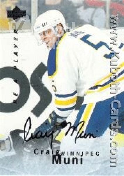 NHL 1995 / 96 Be A Player Autographs - No S14 - Muni