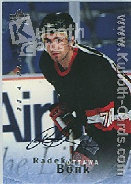 NHL 1995 / 96 Be A Player Autographs - No S31 - Bonk