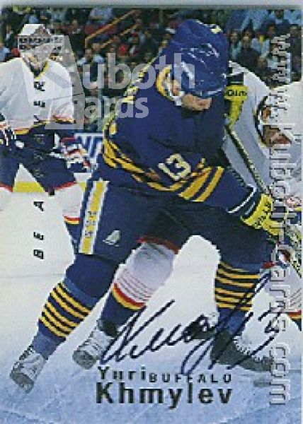 NHL 1995/96 Be A Player Autographs - No S4 - Khmylev