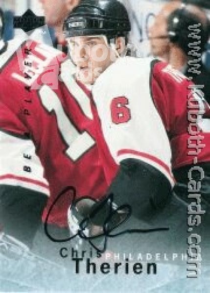 NHL 1995 / 96 Be A Player Autographs - No S21 - Therien