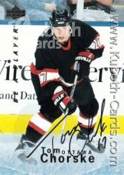 NHL 1995 / 96 Be A Player Autographs - No S43 - Chorske