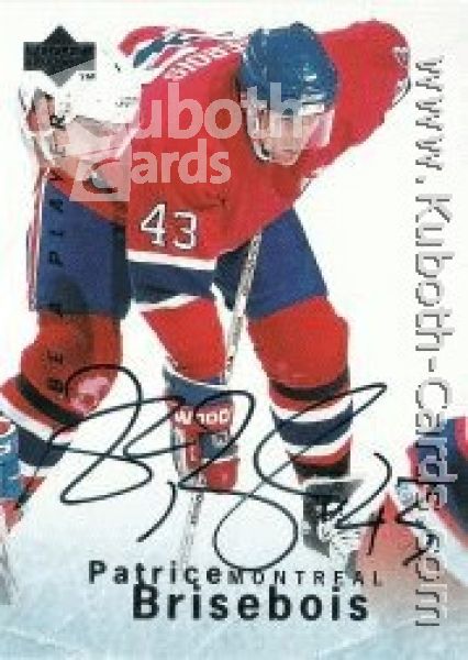 NHL 1995/96 Be A Player Autographs - No S44 - Brisebois