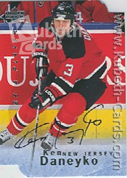 NHL 1995 / 96 Be A Player Autographs Die Cut - No S48 - Ken Daneyko