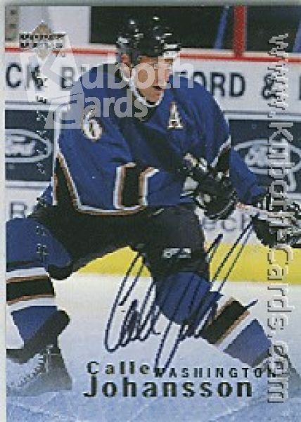 NHL 1995 / 96 Be A Player Autographs - No S54 - Johansson