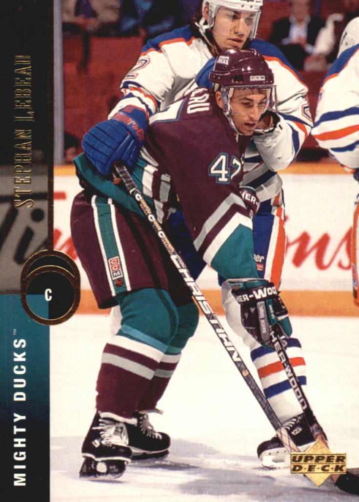NHL 1994 / 95 Upper Deck - No 53 - Stephan Lebeau