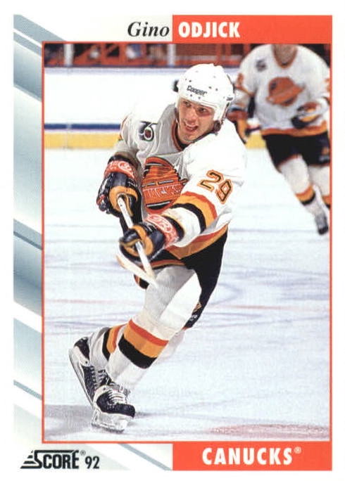 NHL 1992 / 93 Score - No 540 - Gino Odjick