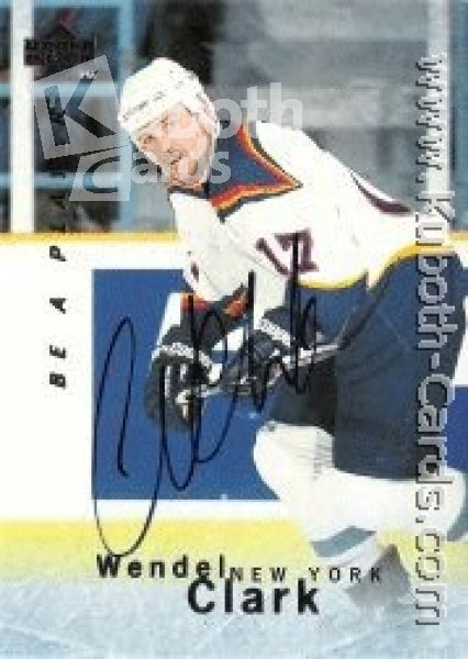 NHL 1995 / 96 Be A Player Autographs - No S55 - Clark