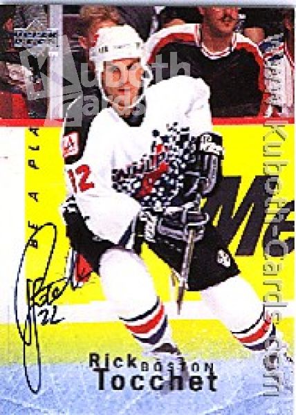 NHL 1995 / 96 Be A Player Autographs - No S82 - Tocchet