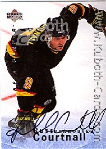 NHL 1995 / 96 Be A Player Autographs - No S65 - Courtnall