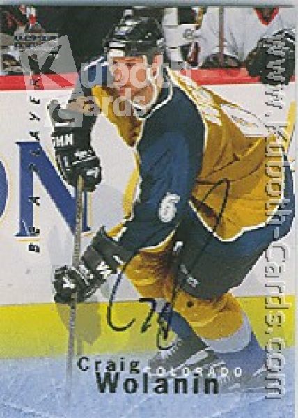 NHL 1995/96 Be A Player Autographs - No S59 - Wolanin