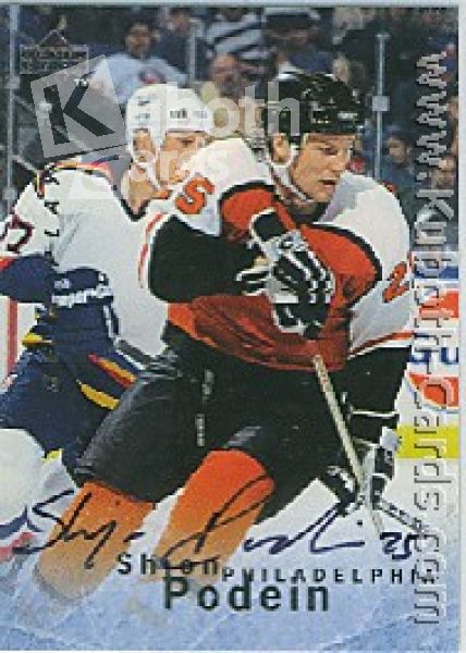 NHL 1995 / 96 Be A Player Autographs - No S77 - Podein