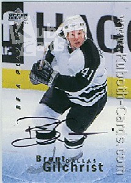 NHL 1995/96 Be A Player Autographs - No S71 - Gilchrist