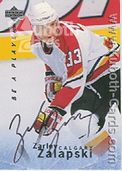 NHL 1995 / 96 Be A Player Autographs - No S108- Zalapski