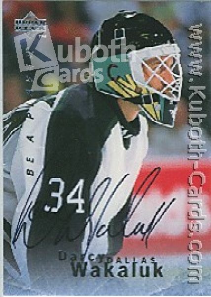 NHL 1995 / 96 Be A Player Autographs - No S90 - Wakaluk