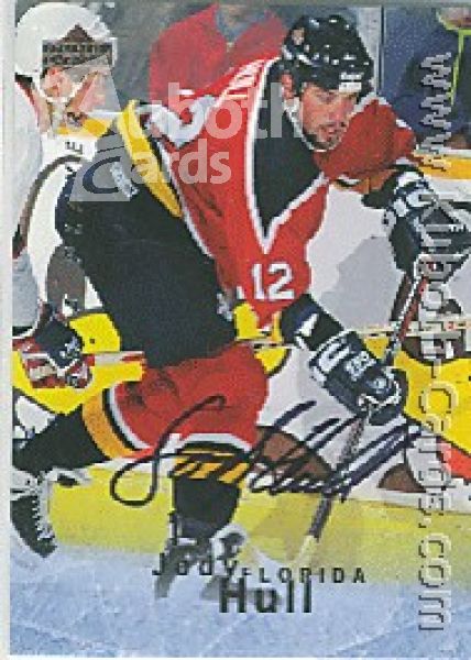 NHL 1995 / 96 Be A Player Autographs - No S110 - Hull