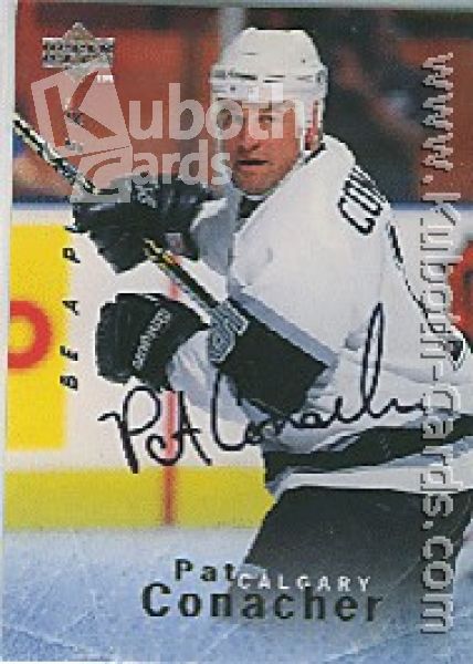 NHL 1995 / 96 Be A Player Autographs - No S92 - Conacher