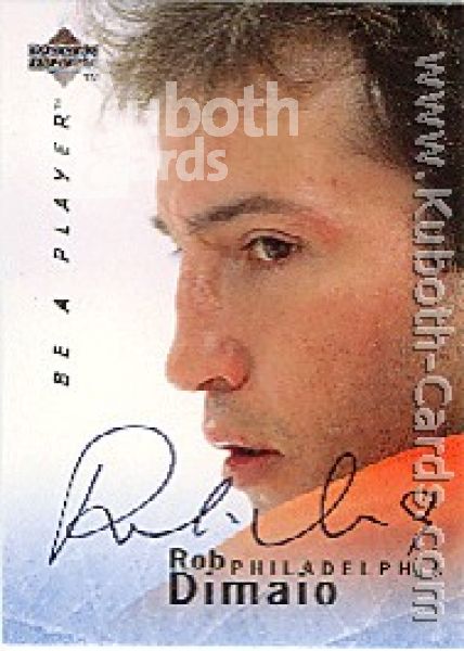 NHL 1995 / 96 Be A Player Autographs - No S105 - Dimaio