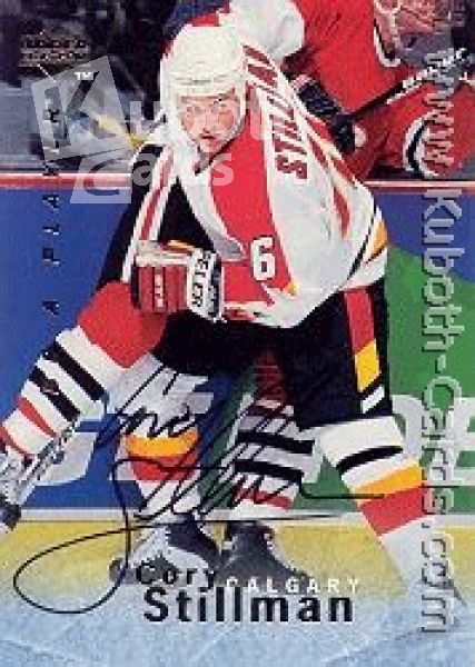 NHL 1995 / 96 Be A Player Autographs - No S132 - Stillman