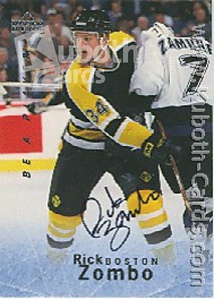 NHL 1995 / 96 Be A Player Autographs - No S136 - Zombo