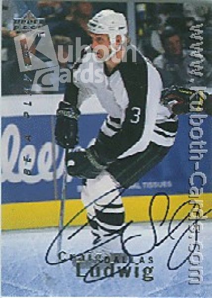 NHL 1995 / 96 Be A Player Autographs - No S128 - Ludwig