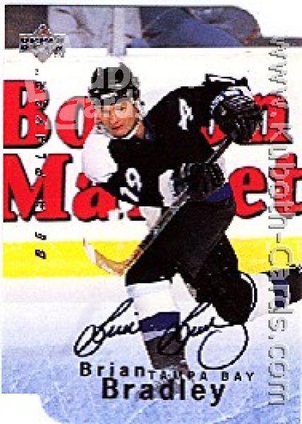 NHL 1995 / 96 Be A Player Autographs Die Cut - No S117 - Brian Bradley