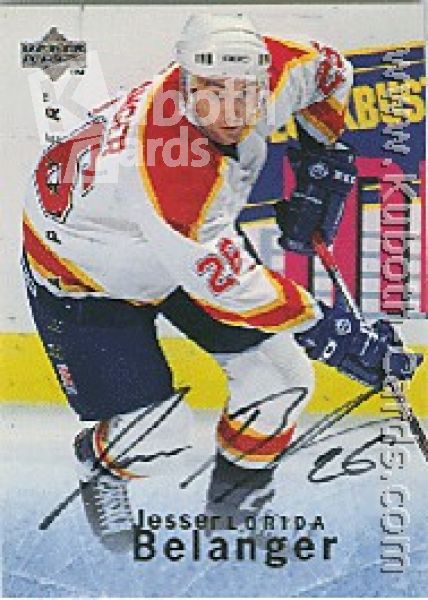 NHL 1995 / 96 Be A Player Autographs - No S143 - Belanger