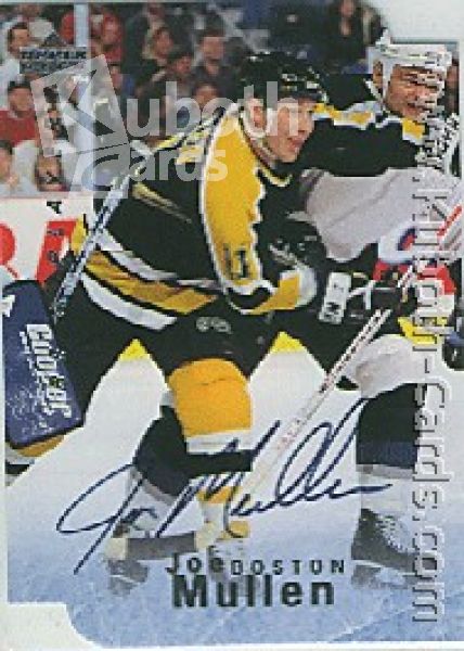 NHL 1995 / 96 Be A Player Autographs Die Cut - No S154 - Joe Mullen